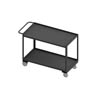 2 Shelf Stock Cart, 48'W (1,200 lbs. capacity)