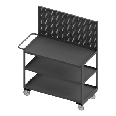 Stock Cart|Pegboard, 2 or 3 Shelves