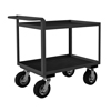 Lips Up Rolling Service Carts|8' Pneumatic Cstrs|Rubber Matting