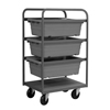 Plastic Tub Rack Carts