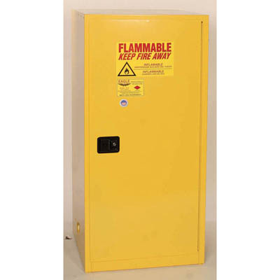 Flammable Liquid Safety Cabinet- 60 Gallon Capacity (Manual Close), One Door