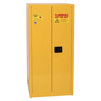 Flammable Liquid Safety Cabinet- 60 Gallon Capacity (Self Closing)