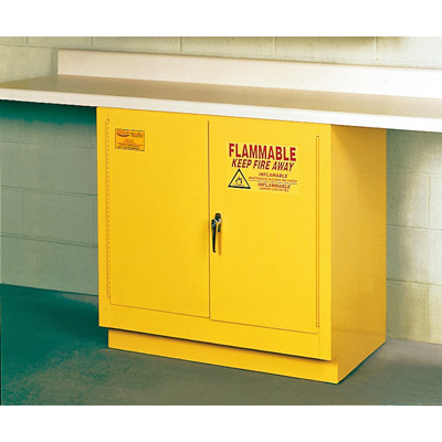 Flammable Liquid Safety Cabinet- 22 Gallon Capacity (Self-Closing)