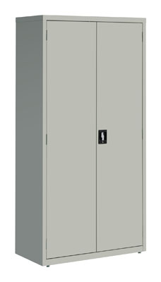 Welded Steel Storage Cabinet with 4 Adjustable Shelves, 36"W x 18"D x 72"H