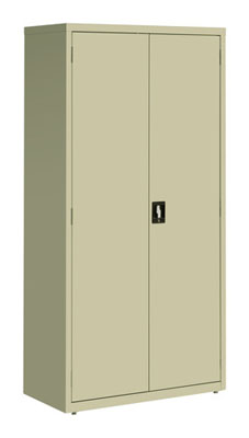 Welded Steel Storage Cabinet with 4 Adjustable Shelves, 36"W x 18"D x 72"H