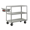 3-Shelf Order Picking Truck w/ Flush Shelves & 16-1/2' Shelf Clearance