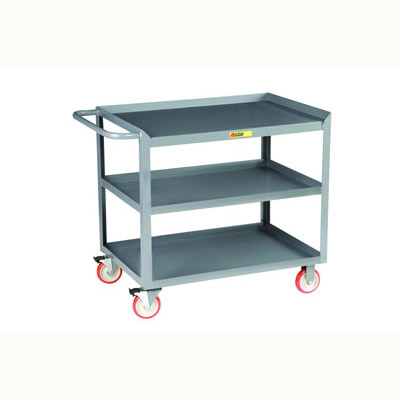Mobile Workstation w/ 3 Shelves