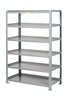 6 Shelf - Heavy-Duty Welded Steel Shelving - Retaining Lips