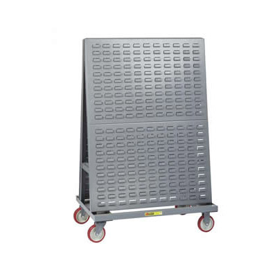 Mobile "A" Frame- Lean Tool Cart w/ 1 Pegboard & 1 Louvered Panel
