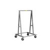 Adjustable Tray A-Frame Shelf Truck w/ Phenolic Wheels (2,000 lbs. Capacity)