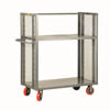 2-Sided Adjustable Shelf Truck, w/ 2 Shelves, 24'W x 48'D x 57'H