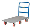 6-Wheel Platform Truck 24'W, 1 Handle (3,600 lbs. Capacity)