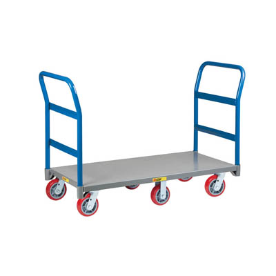 6-Wheel Platform Truck 36"W, 2 Handles (3,600 lbs. Capacity)