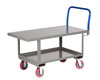 Work-Height Platform Truck with Lower Shelf, Steel Deck (2,000 lbs. Capacity)