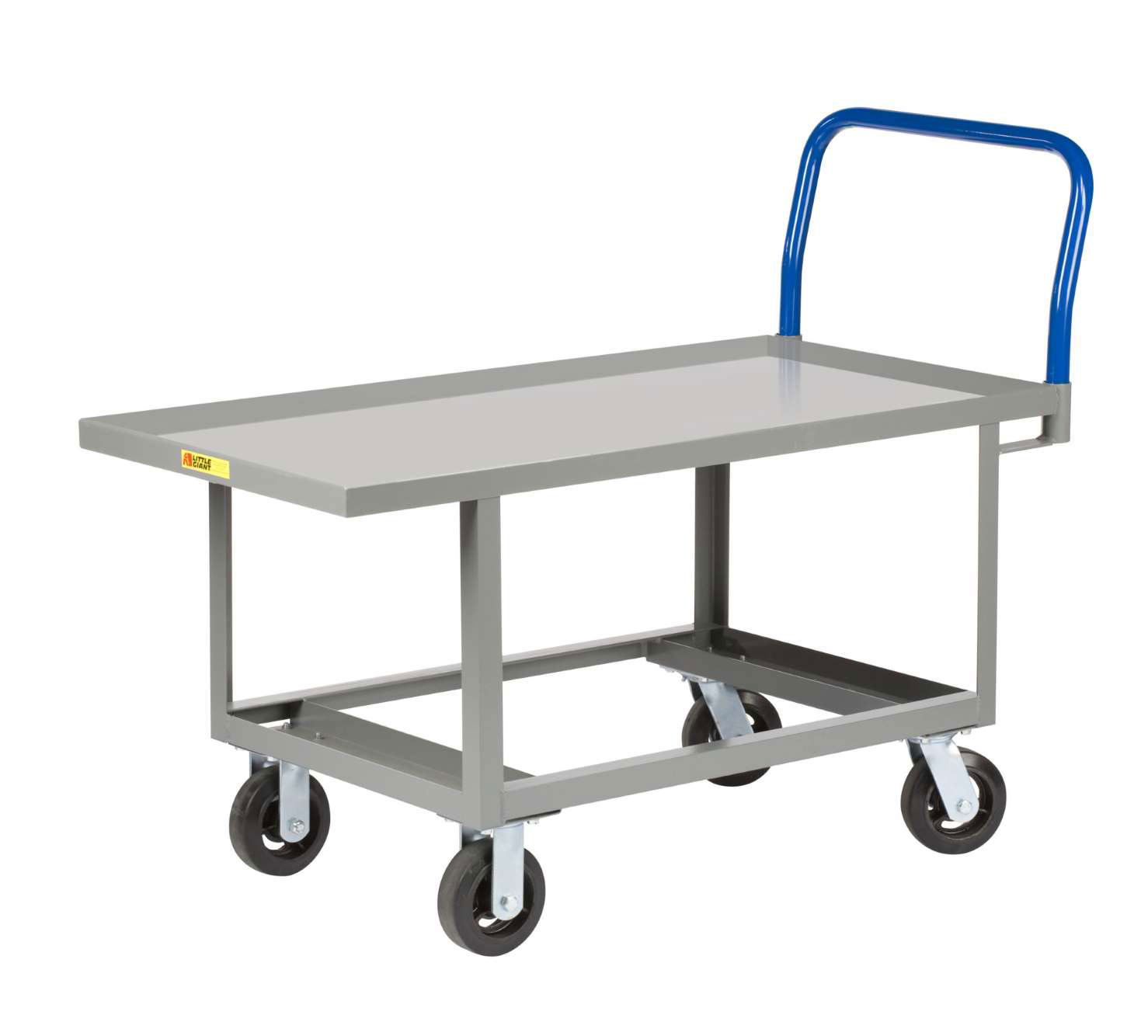 Work Platform Truck with Open Base, Lip Edge Deck (2,000 lbs. Capacity)