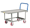 Work Platform Truck with Open Base, Lip Edge Deck (2,000 lbs. Capacity)