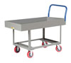 Work Platform Truck with Open Base, 6' Deep Lip Edge Deck (2,000 lbs. Capacity)