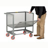 Raised Platform Box Truck w/ Expanded Metal Sides & Gate