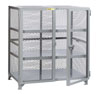 Visible Contents Welded Storage Locker w/ 2 Center Shelves, 24' Deep