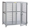 High Visibility Welded Storage Locker, No Center Shelves, 24' Deep