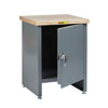 Compact Work Center Cabinet w/ Locking Door