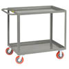 Welded Service Cart, Lipped Shelves (2,000 lbs. capacity)