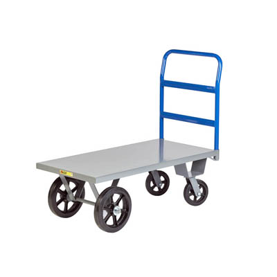 Heavy-Duty Platform Truck, Rubber Tired Wheels (3,000 lbs. Capacity)