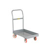 3-Inch Lip Edge Platform Trucks, 5' Polyurethane Casters (1,200 lbs. Capacity)