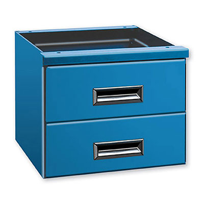 1416 Series Bench Drawer Unit, 15-1/2"W x 16"D w/ 2 Drawers