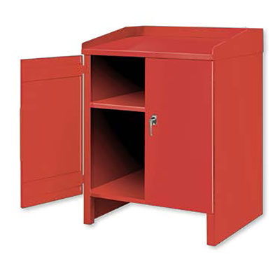 2036, Shop Cabinet Desk, 2 Shelves