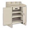2136, Shop Cabinet Desk - 1 Drawer, 2 Shelves