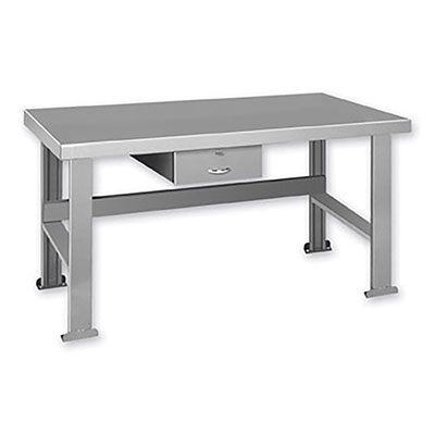 FD Series Welded Steel Benches Basic + Drawer 72" W ide