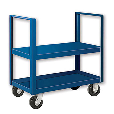 TRE Series Double Push Handle Heavy Duty Trucks, 18" Wide