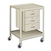 TU Series Utility Tables & Carts 23'W x 24'D w/ 2 Shelves & 3 Drawers