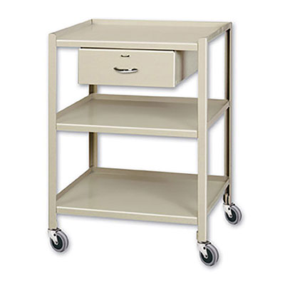 TU Series Utility Tables & Carts 24"W x 36"D w/ 3 Shelves & 1 Drawer