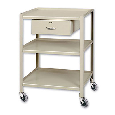 TU Series Utility Tables & Carts 19"W x 25"D w/ 3 Shelves & 1 Drawer