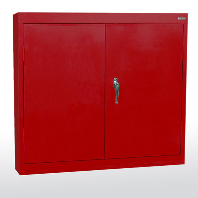 Solid Door Wall Cabinet - 5 Color Options