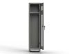 Heavy Duty 14 GA Ventilated Single-Tier Locker with Shelf & Hanger Rod, 1 Compartment