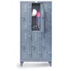 Double Tier Slim Line Industrial Locker
