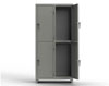 Heavy Duty 14 GA Double-Tier Locker, 4 Compartments