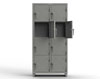 Heavy Duty 14 GA 4-Tier Locker, 8 Compartments