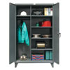 Wardrobe / Uniform Cabinet - 12-Gauge, 60'W x 24'D x 78'H 