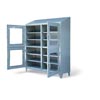 Compartment Clear View Cabinet with Slope-Top