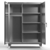 12 Gauge,  Stainless Steel Wardrobe Cabinet, 48' Wide