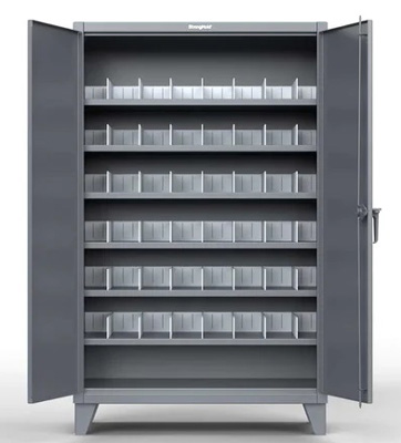 Multi-Divider Bin Storage Cabinet