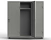 Heavy Duty 14 GA Single-Tier Locker with Shelf & Hanger Rod, 3 Compartments