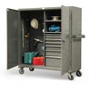 35-242-7/5DB-CA, Drawer Mobile Job Cabinet, 36'W x 24'D x 68'H