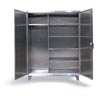 Stainless Steel Uniform Cabinet, 72' Wide