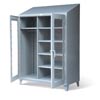 Wardrobe Cabinet with See-Thru Doors